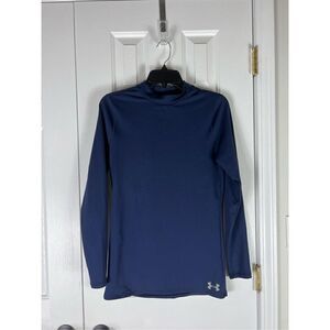 Underarmour Mens Navy Coldgear Size Small